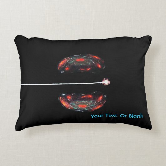 原子の分割 アクセントクッション (正面)