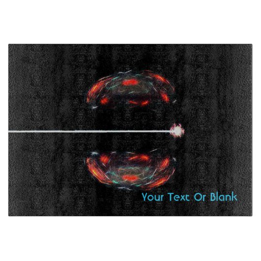 原子の分割 カッティングボード (正面)