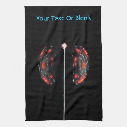 原子の分割 キッチンタオル (縦)