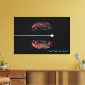 原子の分割 キャンバスプリント (インサイチュ (リビング))