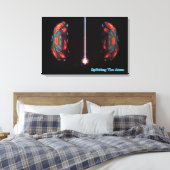 原子の分割 キャンバスプリント (インサイチュ (寝室))