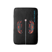 原子の分割 バスマット (正面縦)