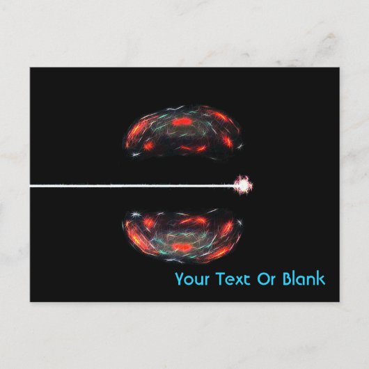 原子の分割 ポストカード (正面)