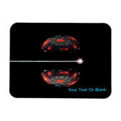 原子の分割 マグネット (横)