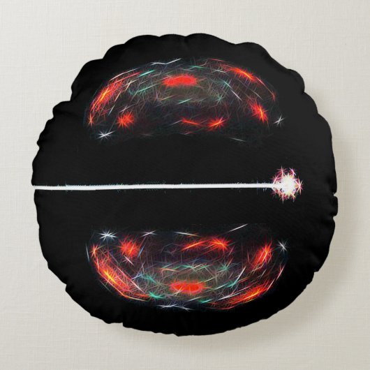 原子の分割 ラウンドクッション (正面)