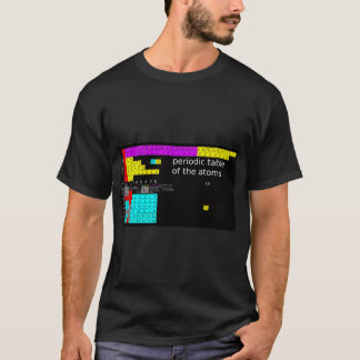 原子の周期表Tシャツ Tシャツ