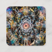 原子の時間 スクエア名刺 (正面)