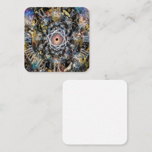 原子の時間 スクエア名刺 (正面/裏面)