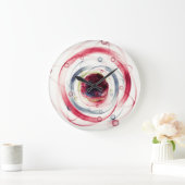 原子の粒子の時計 ラージ壁時計 (ホーム)