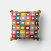 原子の長方形 クッション (裏面)