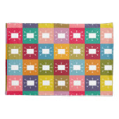 原子の長方形 枕カバー (裏面)