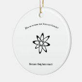 原子はカトリックで質量プニーを持つ セラミックオーナメント (左)