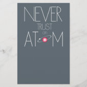 原子を信頼しない チラシ (正面)