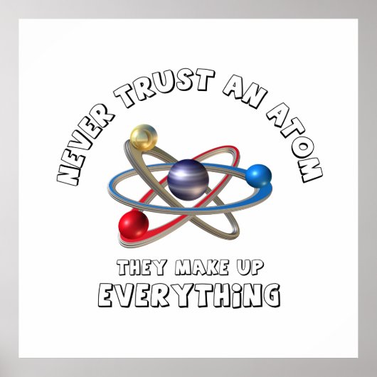 原子を信頼しない ポスター (正面)