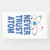 原子を信頼しない 横断幕 (横)