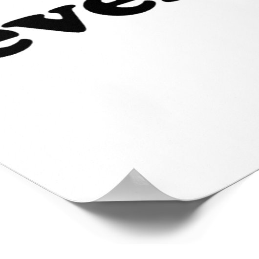 原子を決して信用しない ポスター (角)