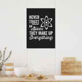 原子を決して信用せず、すべてを構成する ポスター (キッチン)