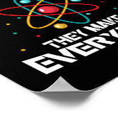 原子を決して信頼しない彼らは全てを構成する ポスター (角)