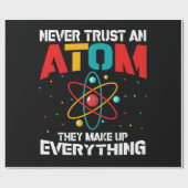 原子を決して信頼しない彼らは全てを構成する ラッピングペーパー (フラット)