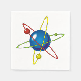 原子カラフルのモデル スタンダードカクテルナプキン