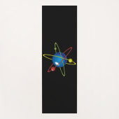 原子カラフルのモデル ヨガマット (正面)