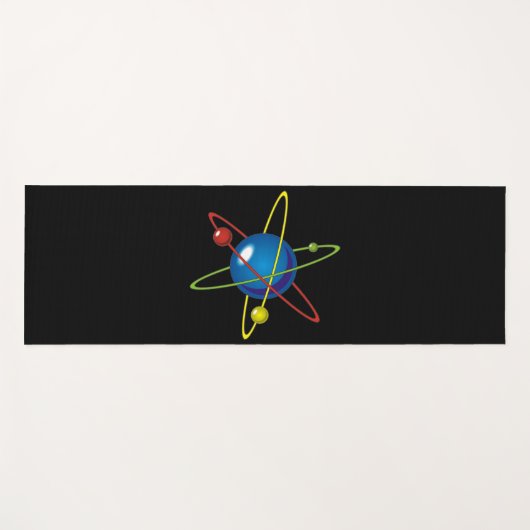 原子カラフルのモデル ヨガマット (正面(横))