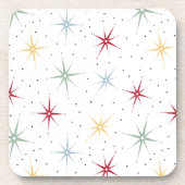 原子カラフルスターバスト中世紀レトロ コースター (正面)