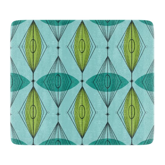 原子ギー及びスターバストガラス切断板 カッティングボード (正面)