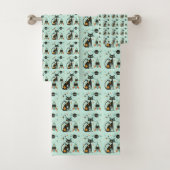 原子クールレトロキャット宇宙船サターン星 バスタオルセット (インサイチュ)