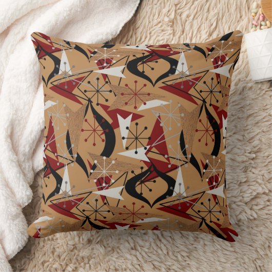 原子スターバストと矢印 | 世紀半ば50年代 クッション (ブランケット)