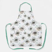 原子スターバストミッドセンチュリーモダン エプロン (正面)