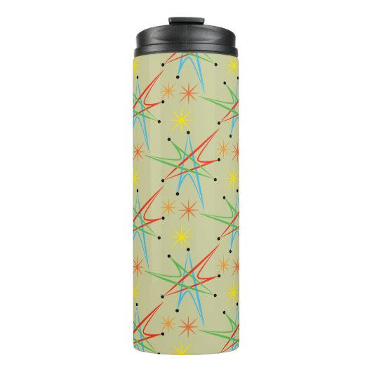 原子スターバストレトロ数々の色パターン タンブラー (正面)