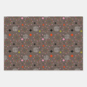 原子スターバストレトロ ラッピングペーパーシート (正面3)