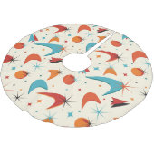 原子スターバスト ブラッシュドポリエステルツリースカート (アングル)