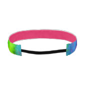 【原子タイダイサイケデリックヤ】虹の色 アスレチックヘッドバンド (裏面)