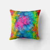 [原子タイダイ] V2レインボーサイケデリックカラー クッション (裏面)