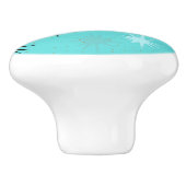 原子ターコイズスターバストセラミックノブ セラミックノブ (側面)