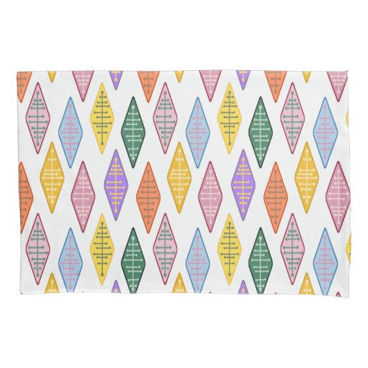 原子ダイヤモンド 枕カバー (正面)