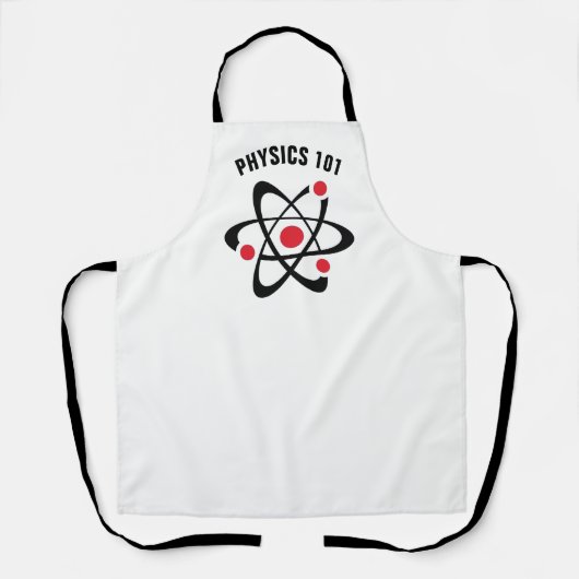 原子デザイン化学科学エプロン エプロン (正面)