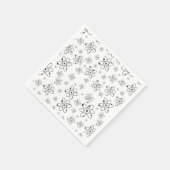 原子パターン科学化学 スタンダードカクテルナプキン (角)