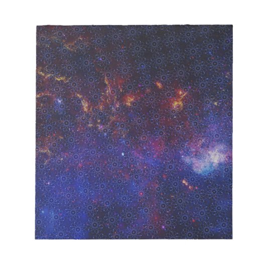 原子パターン ノートパッド (正面)