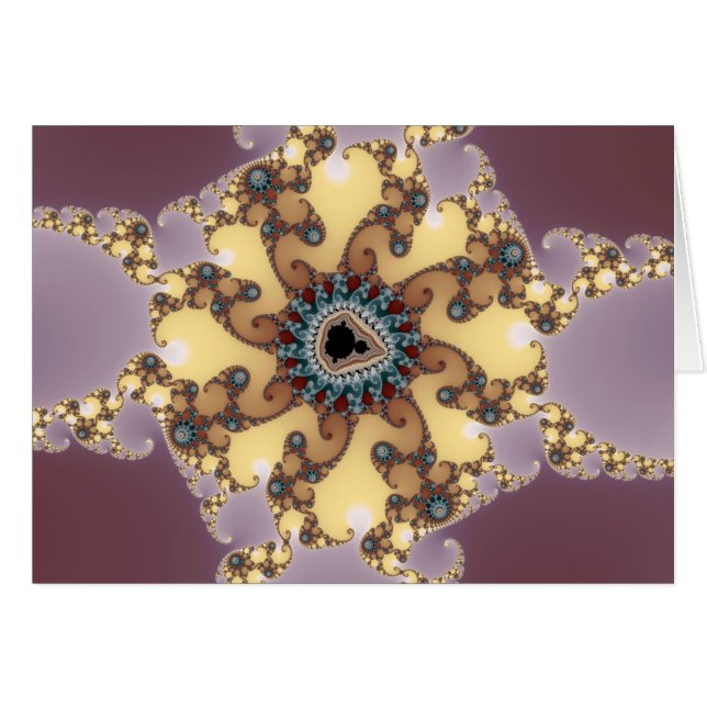 原子パーティクル – フラクタルカード (正面横)