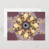 原子パーティクル – フラクタル葉書 ポストカード (正面/裏面)