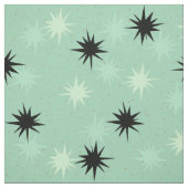 原子ヒスイ及びミントのスターバストの綿織物 ファブリック (見本)