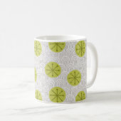 原子ピンホイール コーヒーマグカップ (正面右)