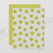 原子ピンホイール ノートカード (正面/裏面)