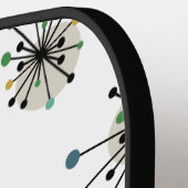 原子ファンキースターバストミッドセンチュリーモダンパターン ピックルボールラケット (左詳細)