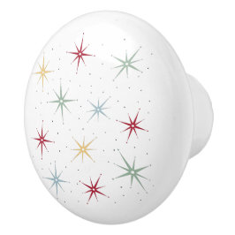 原子ファンキースターバスト1950年代ミッドセンチュリー セラミックノブ