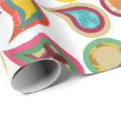 原子ペイズリー ラッピングペーパー (ロールコーナー)