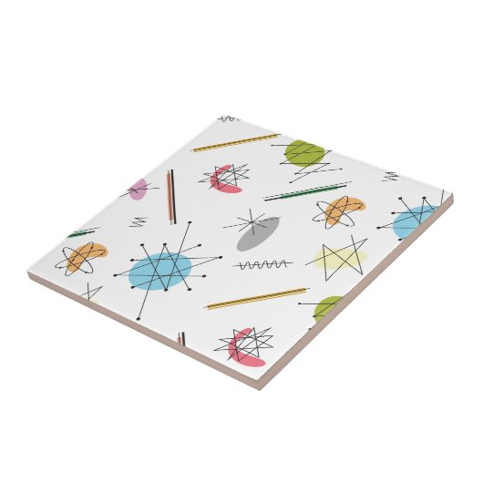 原子ポップ・アートの タイル (側面)